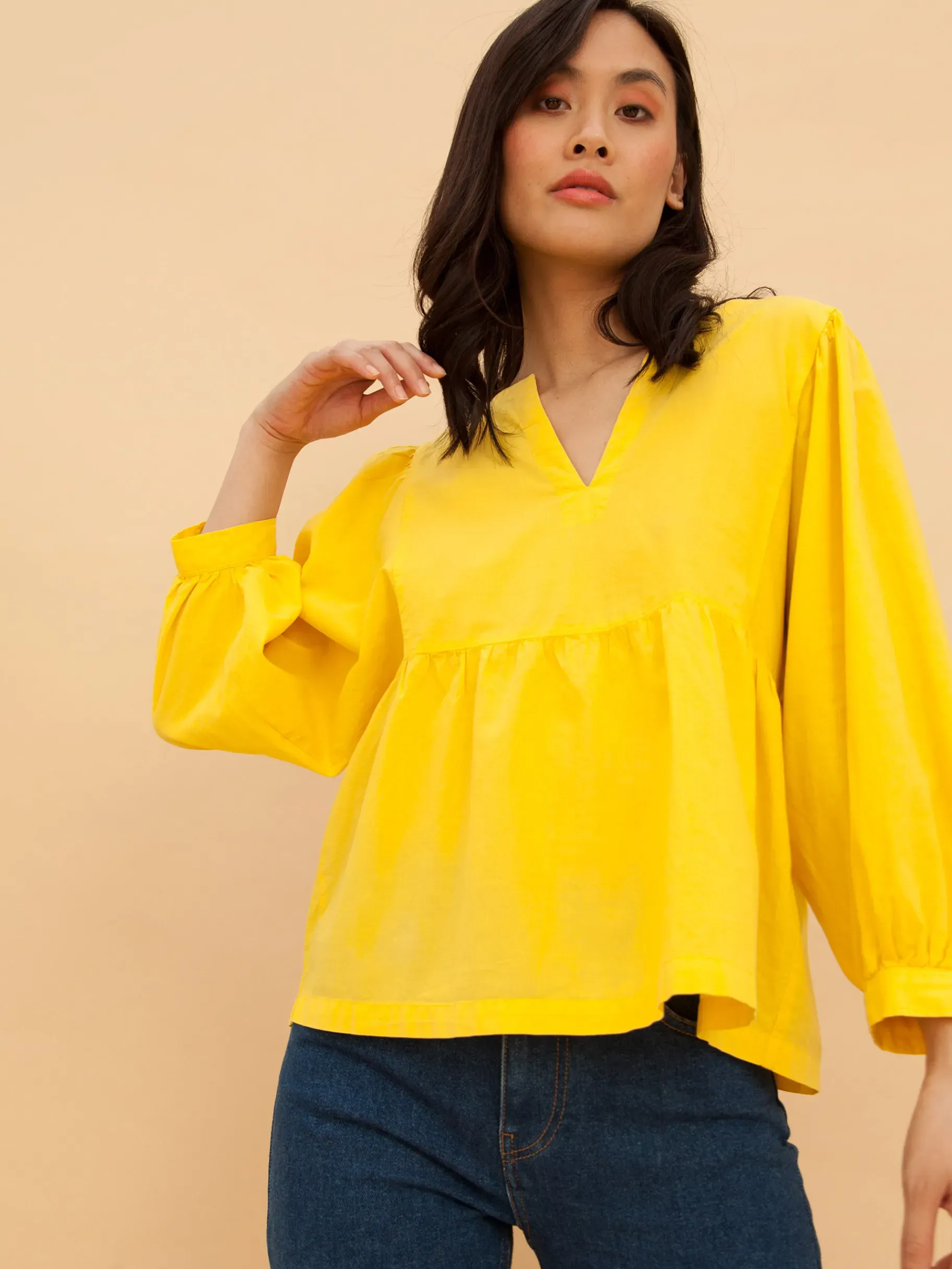 BENSIMON Tops & Chemises<Top faÏka CITRON