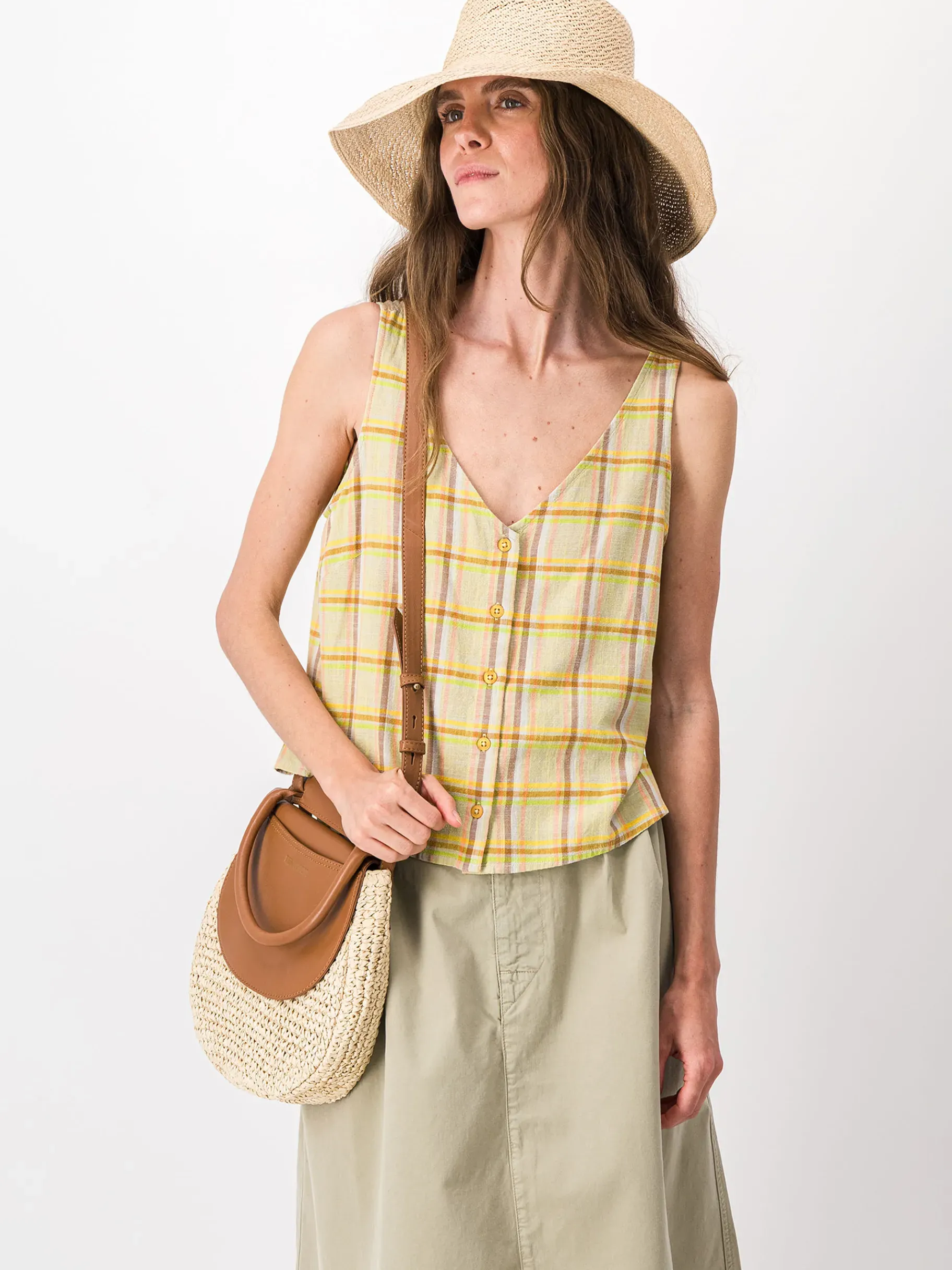 BENSIMON Tops & Chemises<Top lila CARREAUX