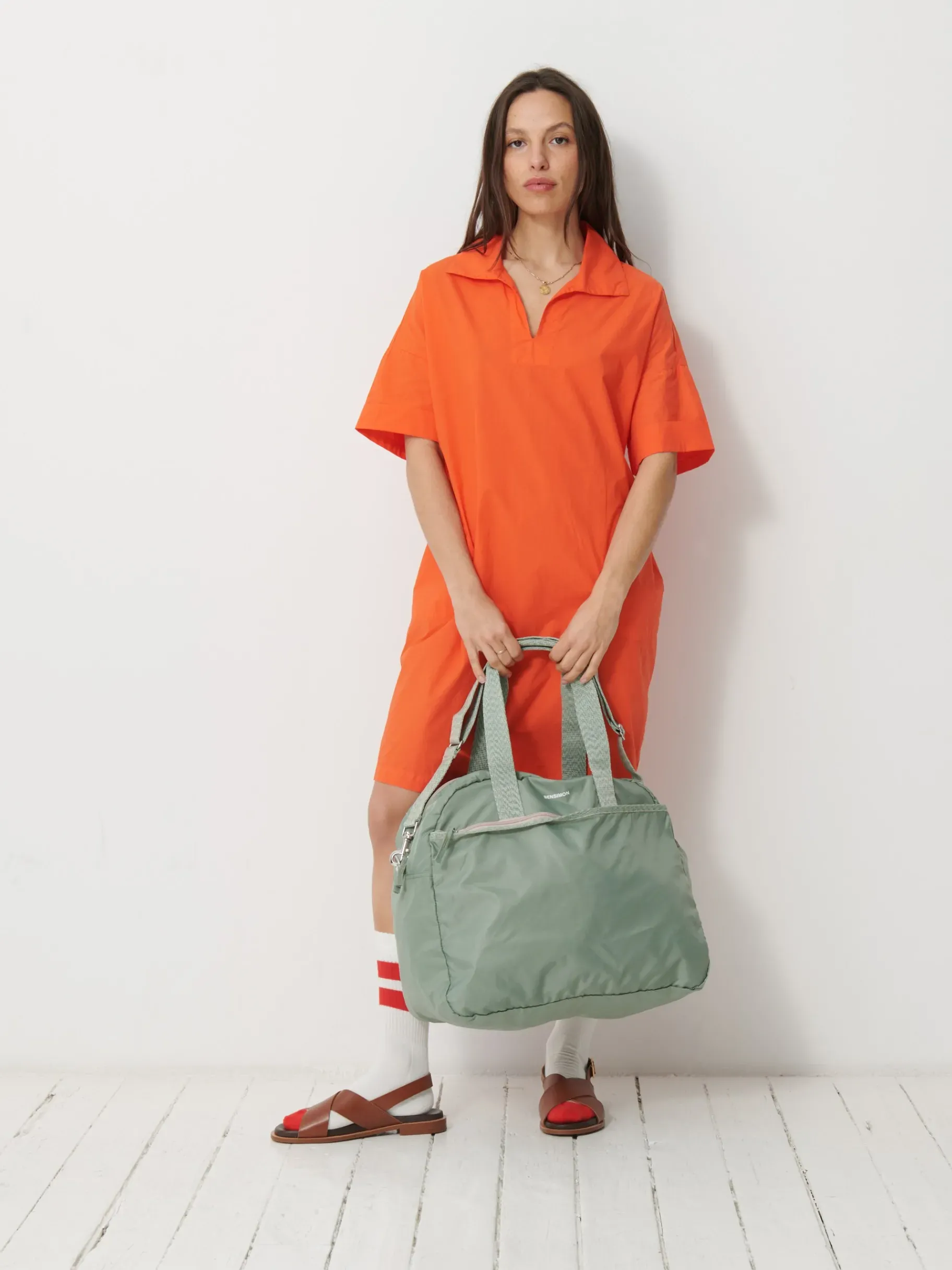 BENSIMON Color Line|Sacs Porté Épaule<Tourbag SAUGE