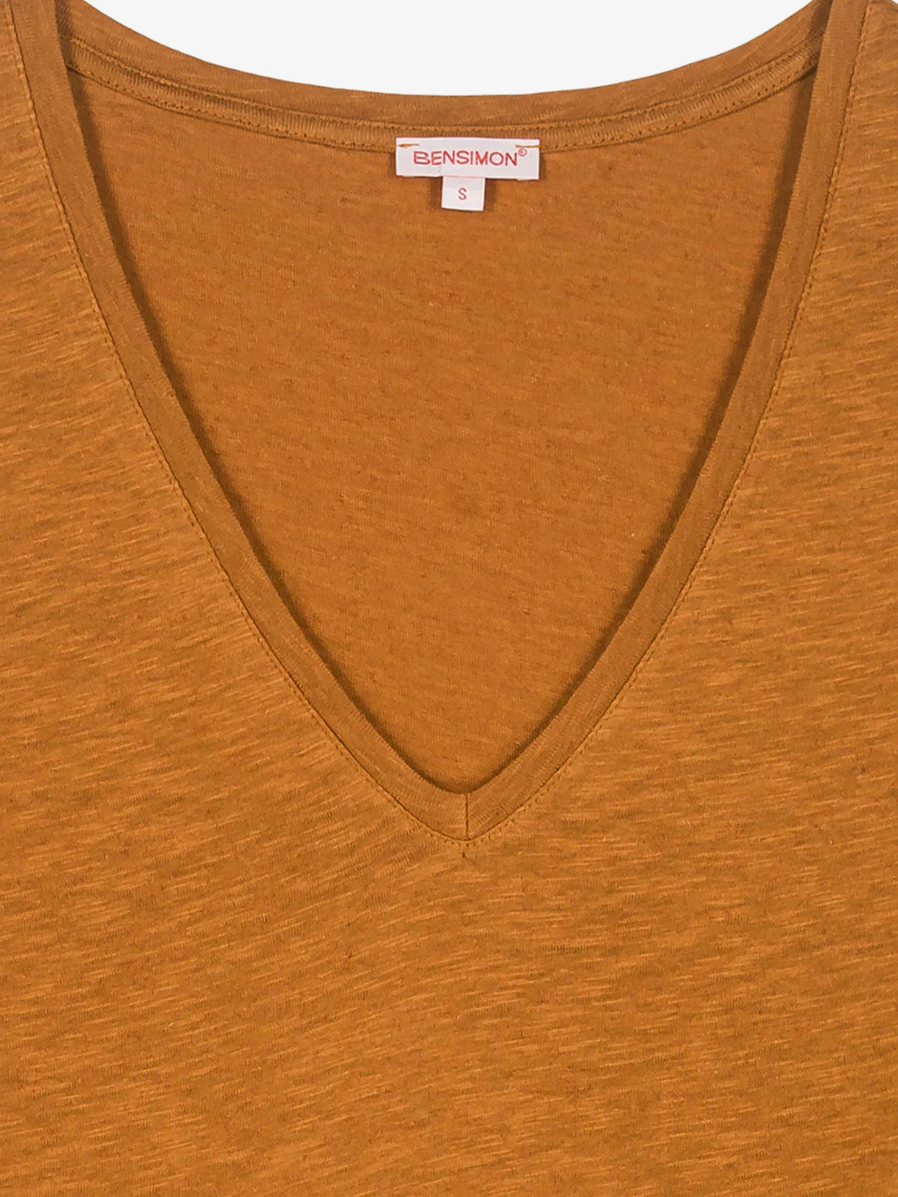 BENSIMON Tops & Chemises<T-shirt blandine FAUVE