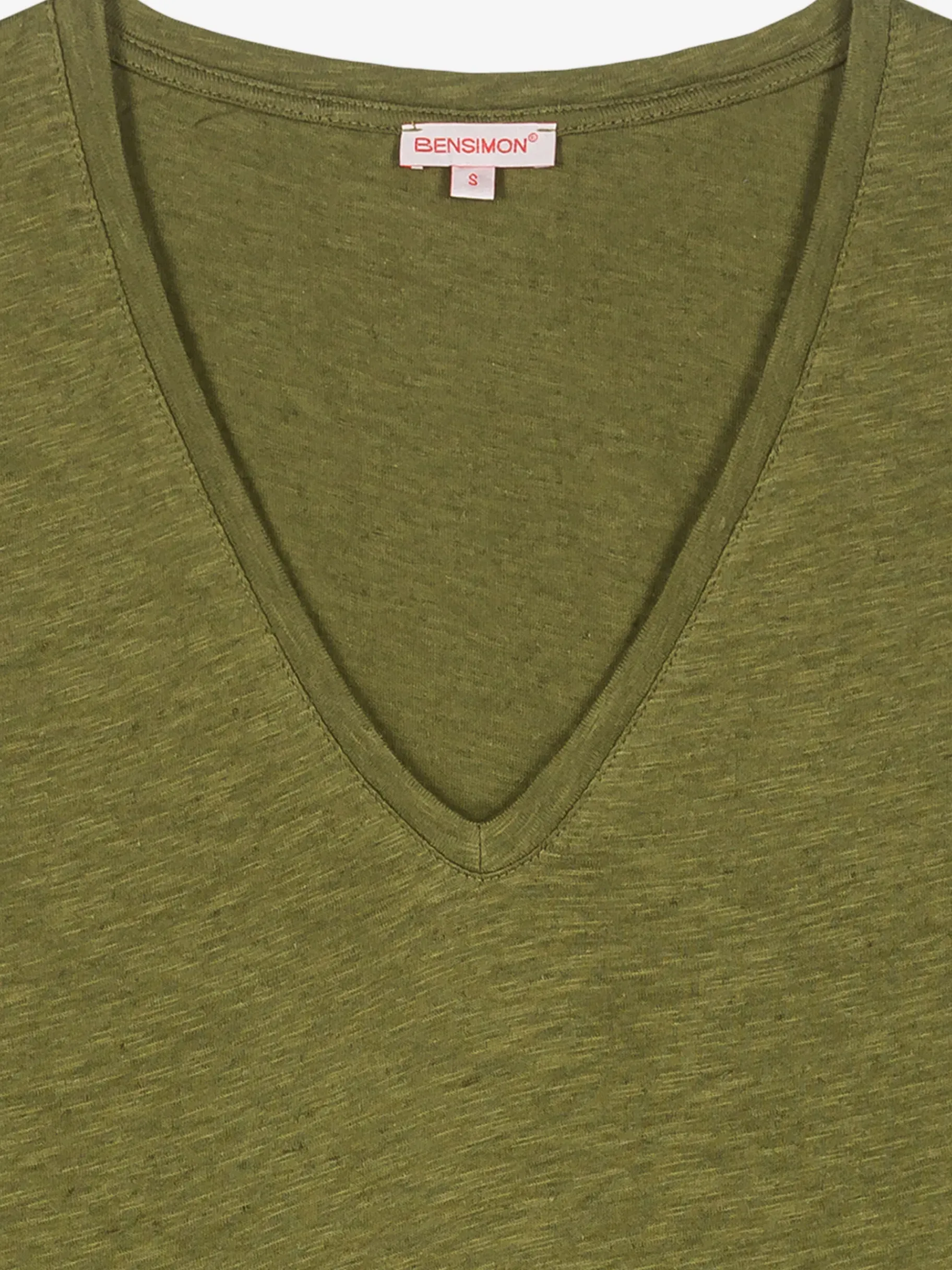BENSIMON Tops & Chemises<T-shirt blandine OLIVE