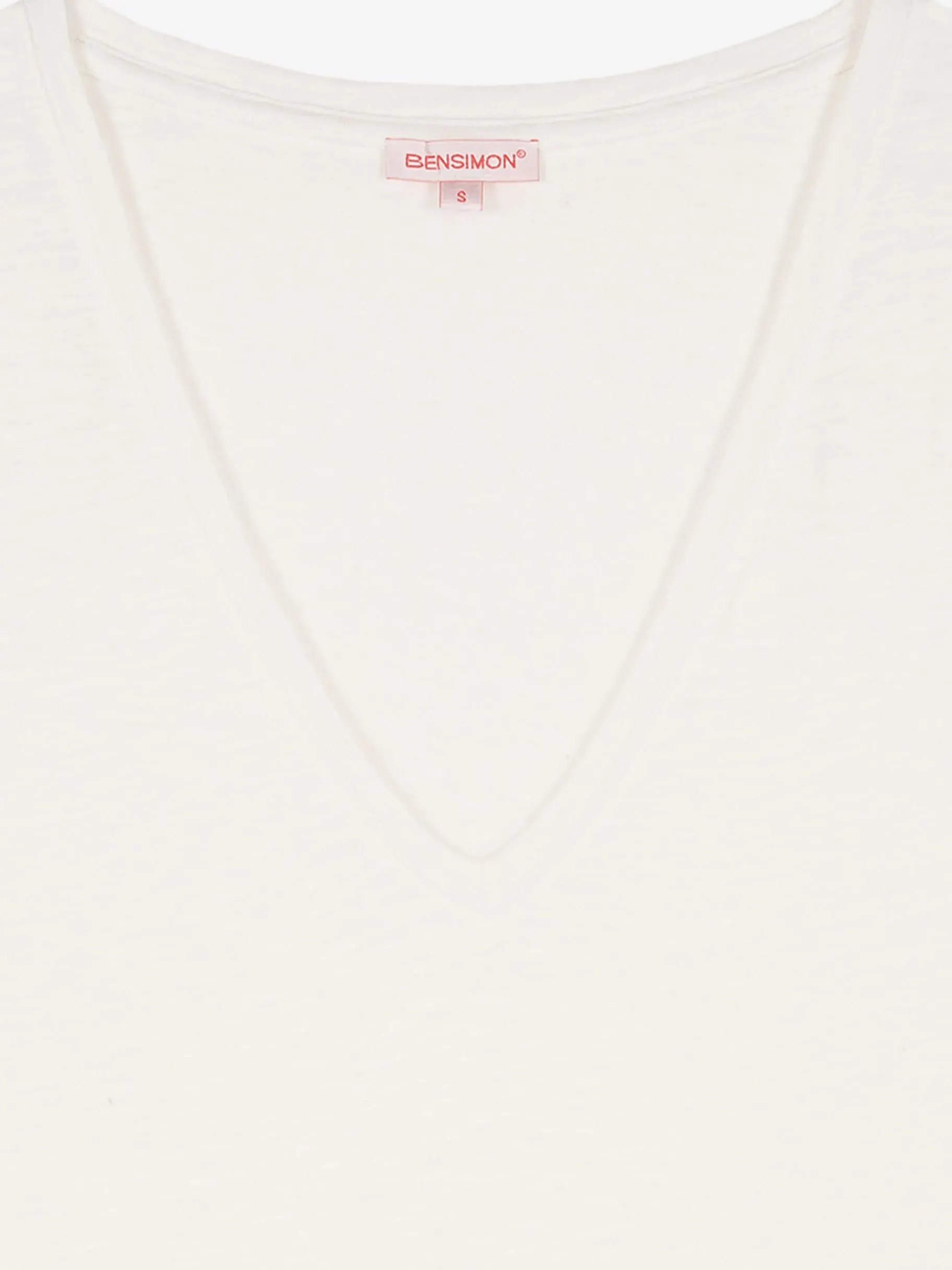 BENSIMON Tops & Chemises<T-shirt blandine CREME