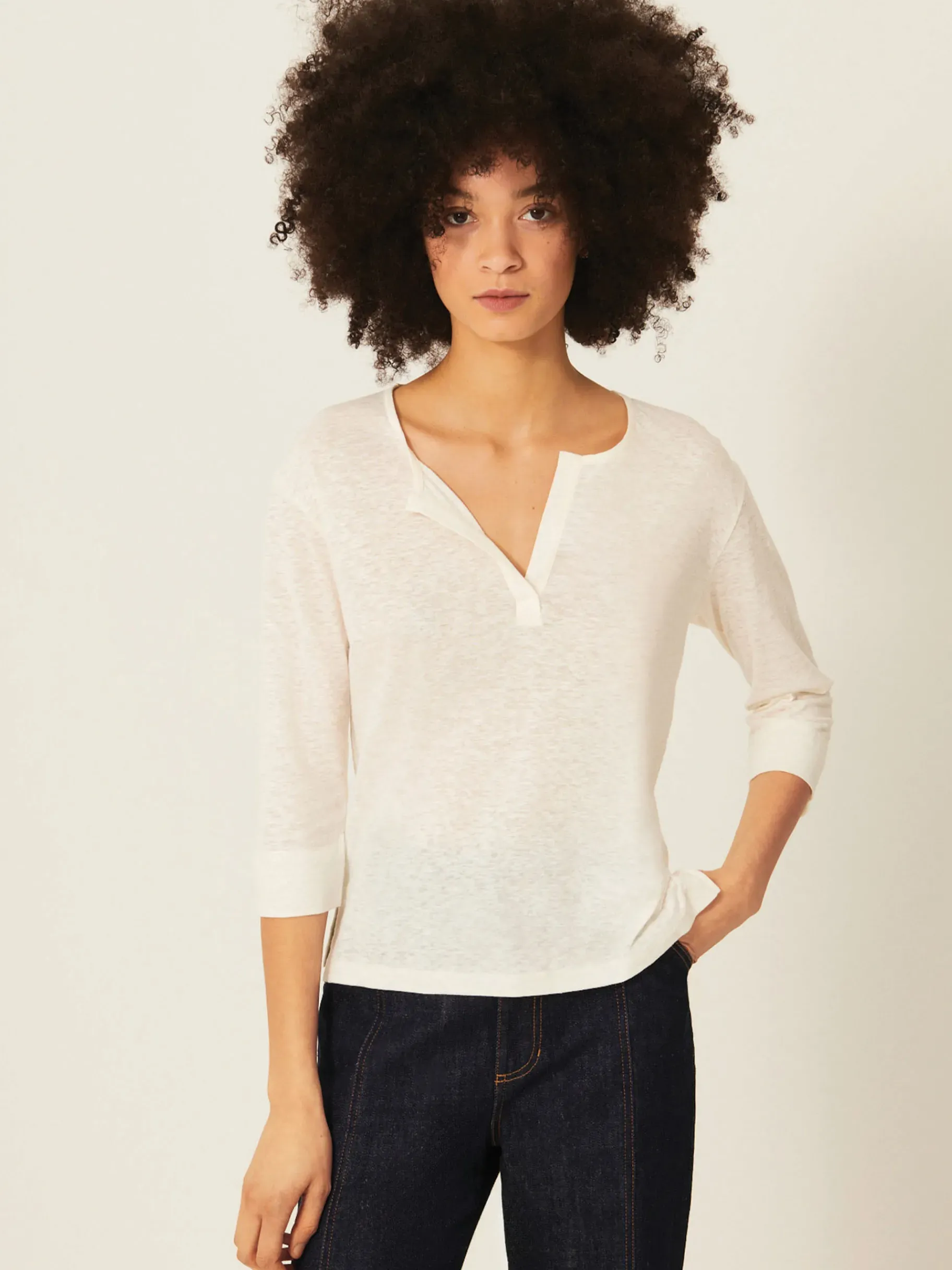 BENSIMON Tops & Chemises<T-shirt boris #ffffff