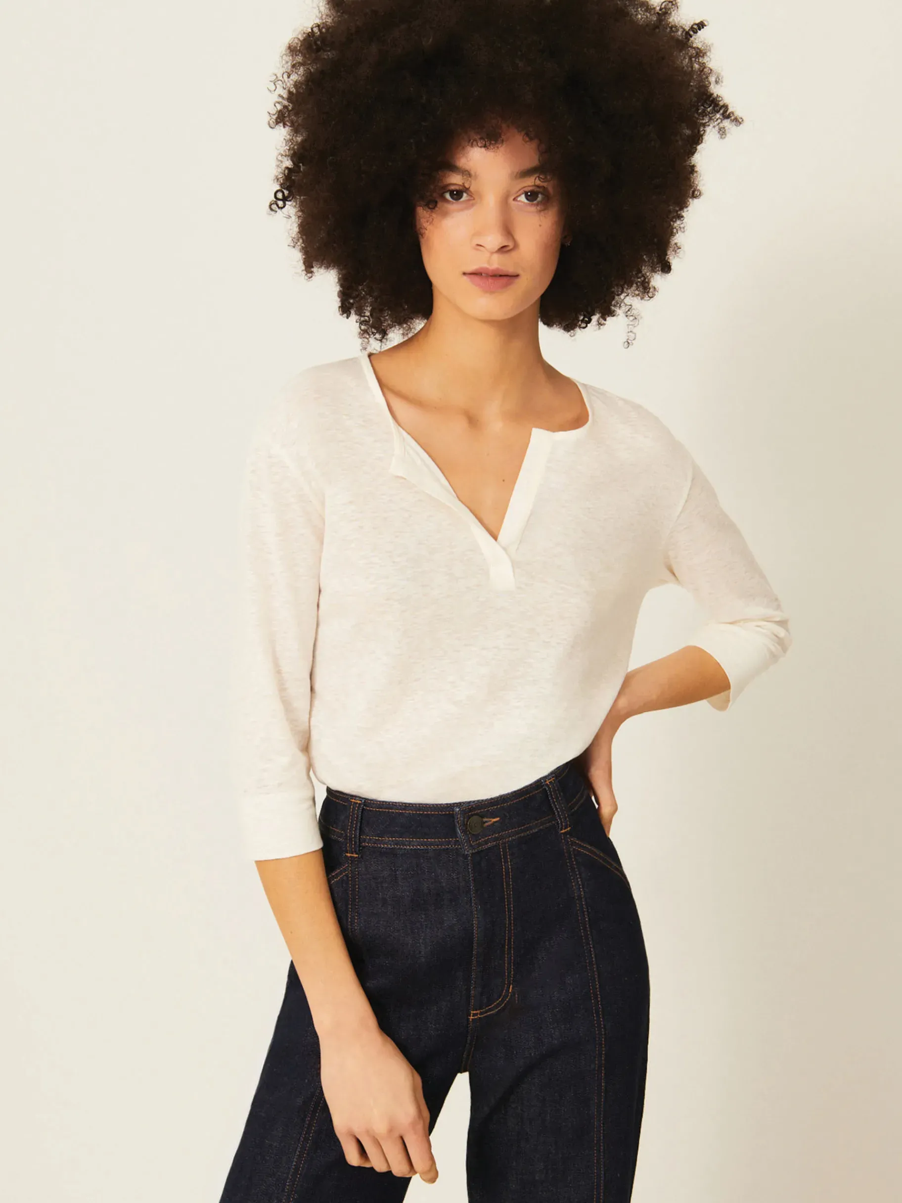 BENSIMON Tops & Chemises<T-shirt boris #ffffff