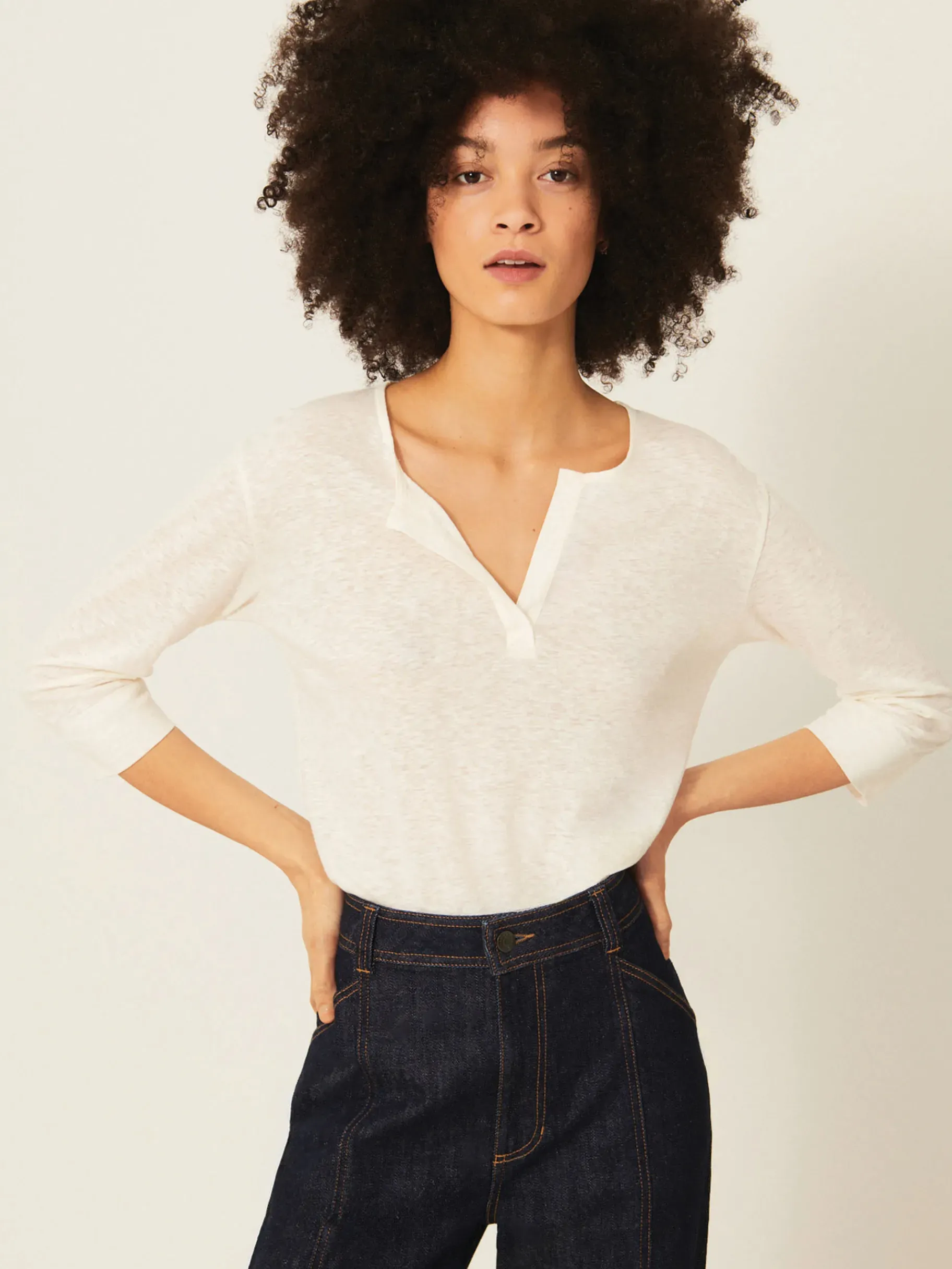 BENSIMON Tops & Chemises<T-shirt boris #ffffff