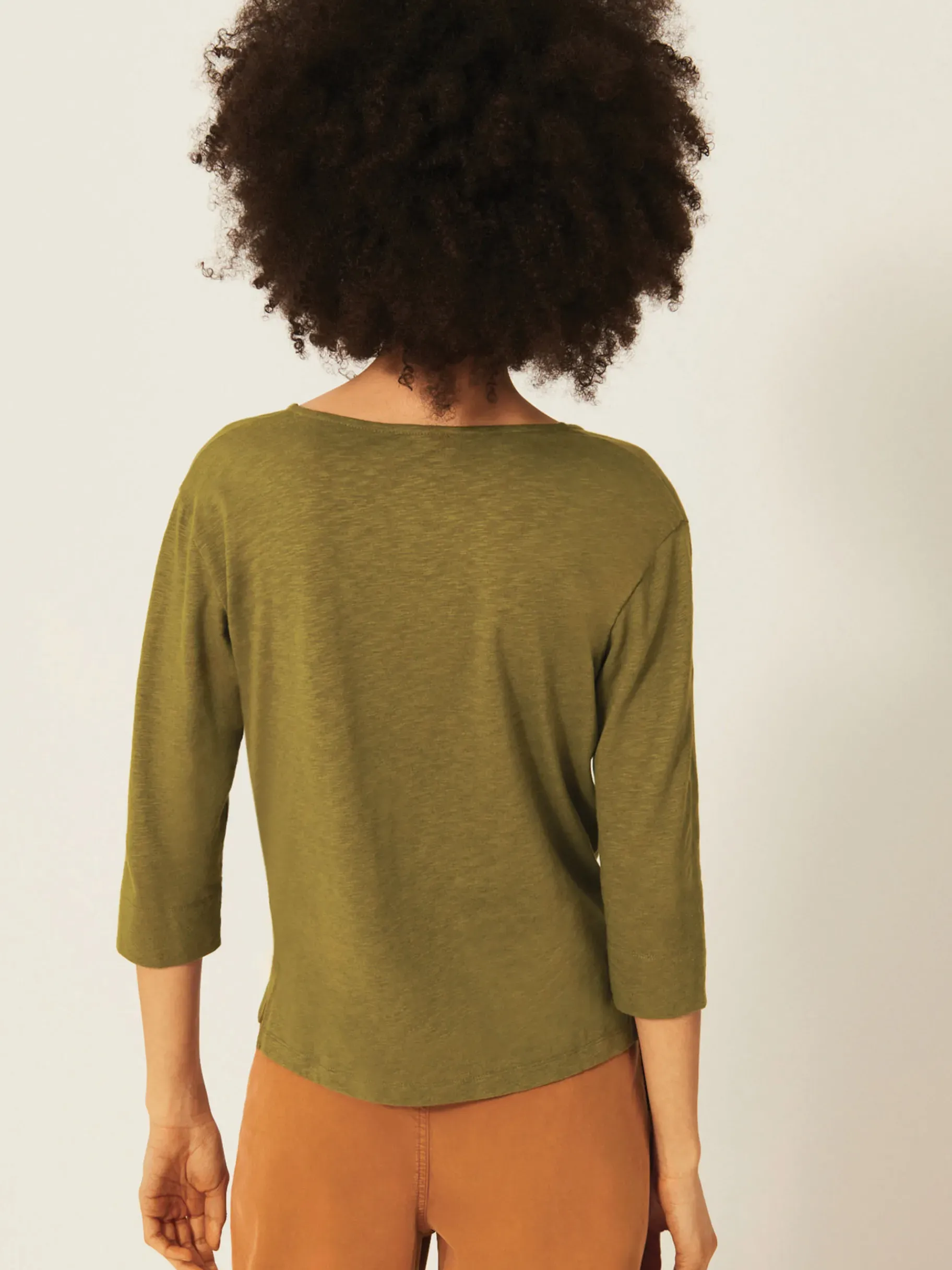 BENSIMON Tops & Chemises<T-shirt boris OLIVE