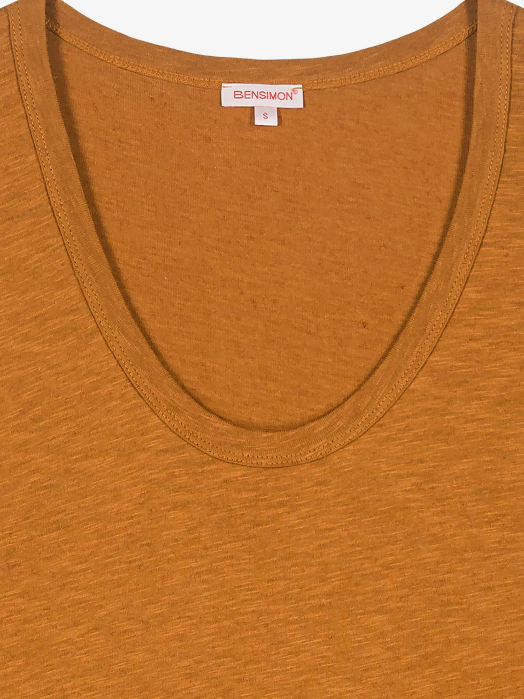 BENSIMON Tops & Chemises<T-shirt bosco FAUVE