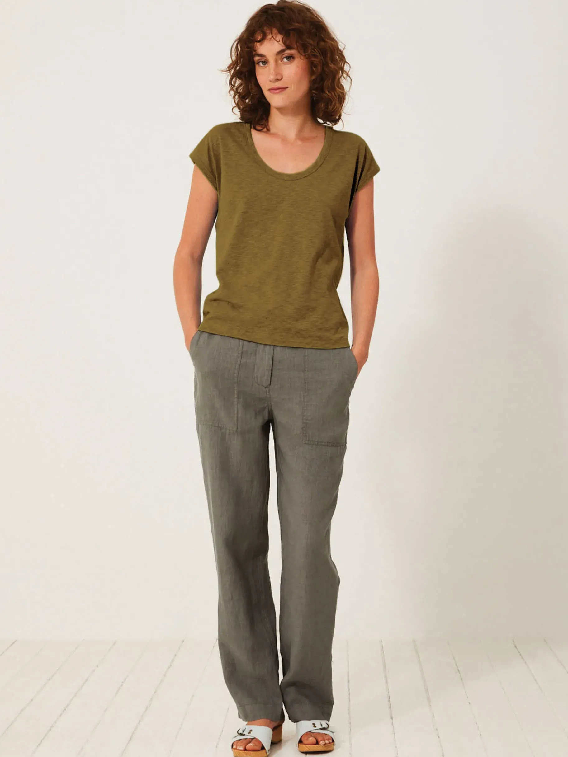 BENSIMON Tops & Chemises<T-shirt bosco OLIVE