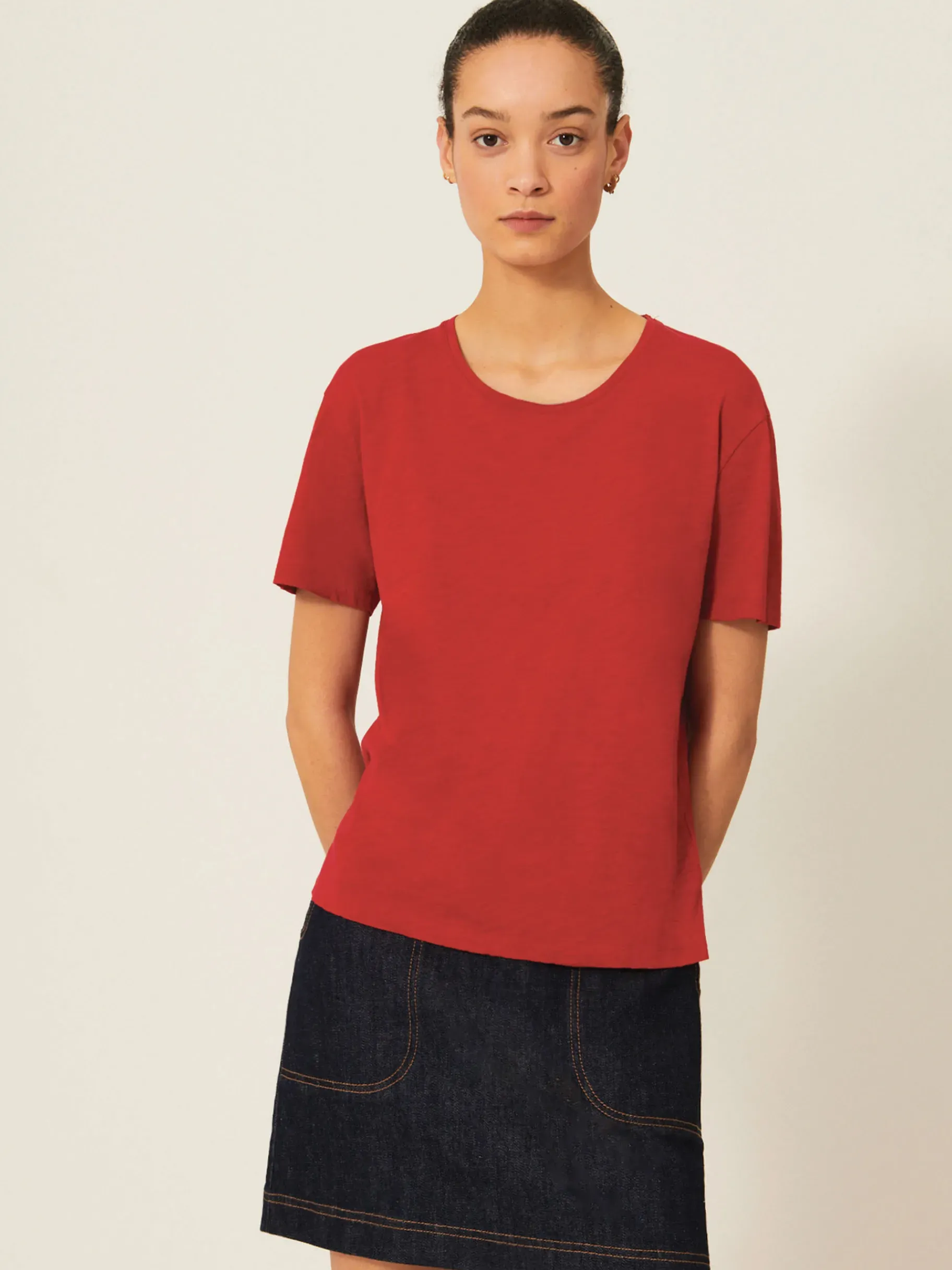 BENSIMON Tops & Chemises<T-shirt july FRAISE