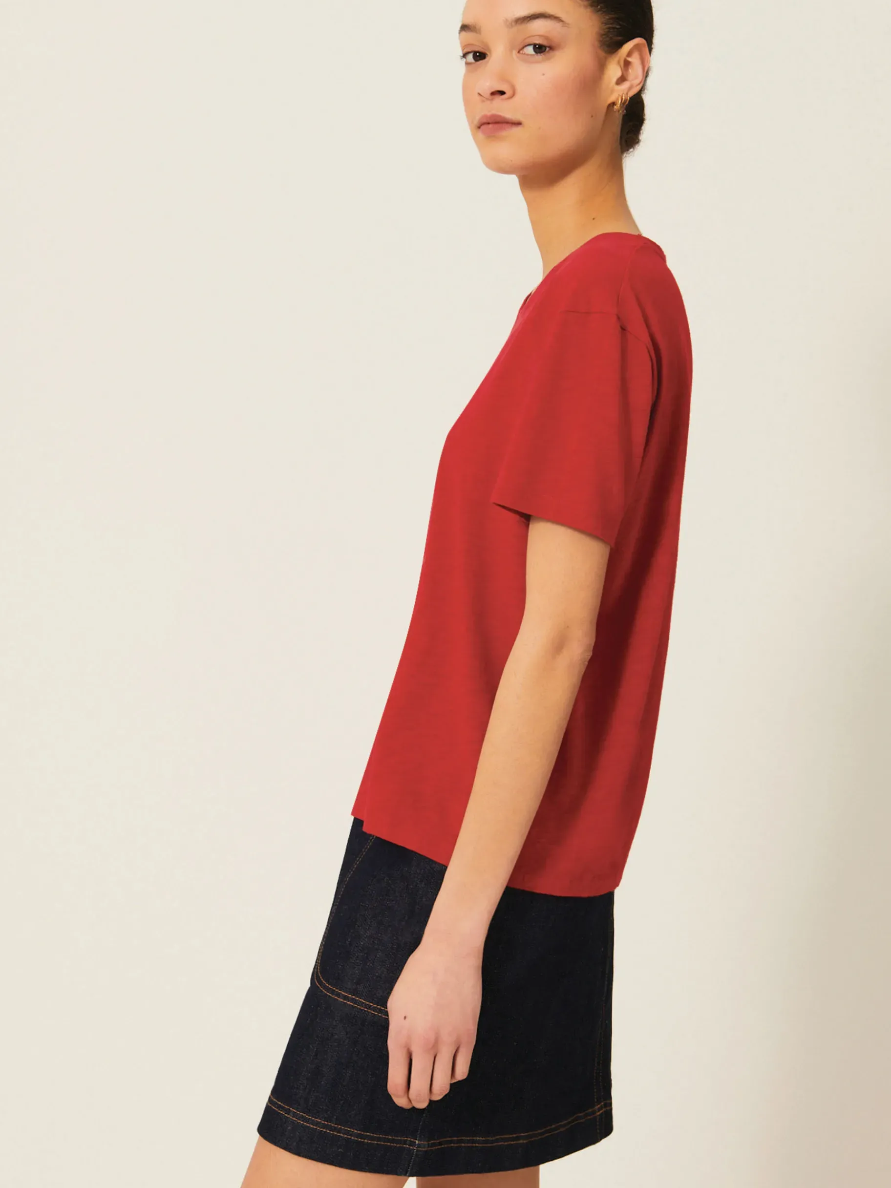 BENSIMON Tops & Chemises<T-shirt july FRAISE