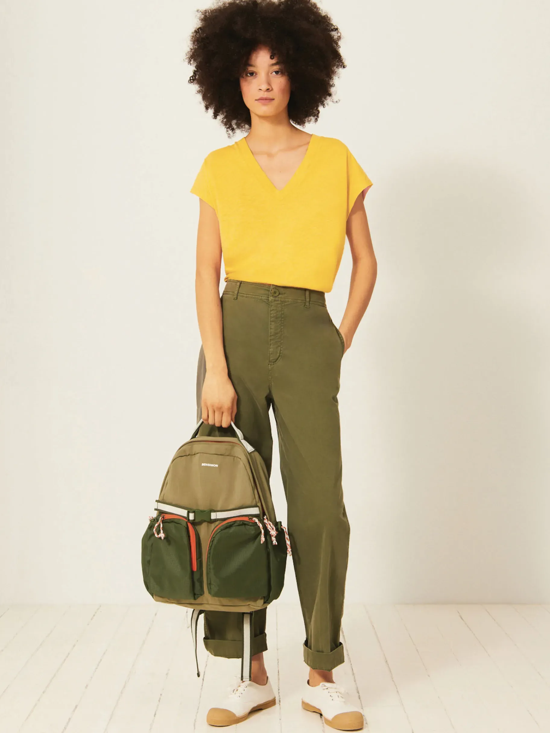 BENSIMON Tops & Chemises<T-shirt lucia SAFRAN