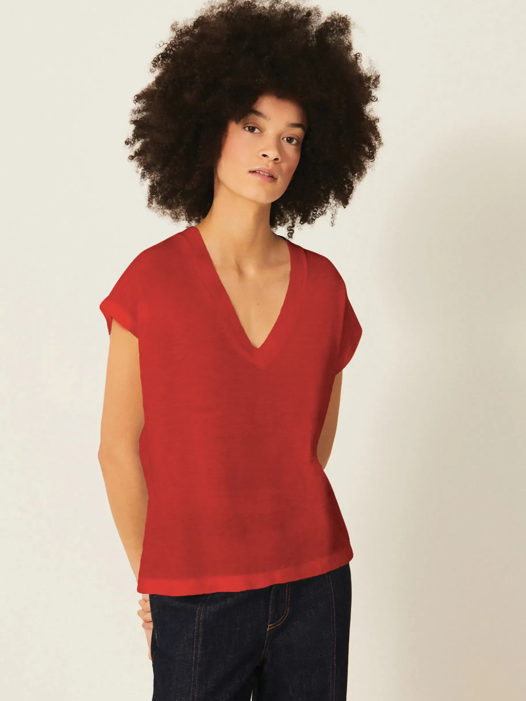 BENSIMON Tops & Chemises<T-shirt lucia FRAISE