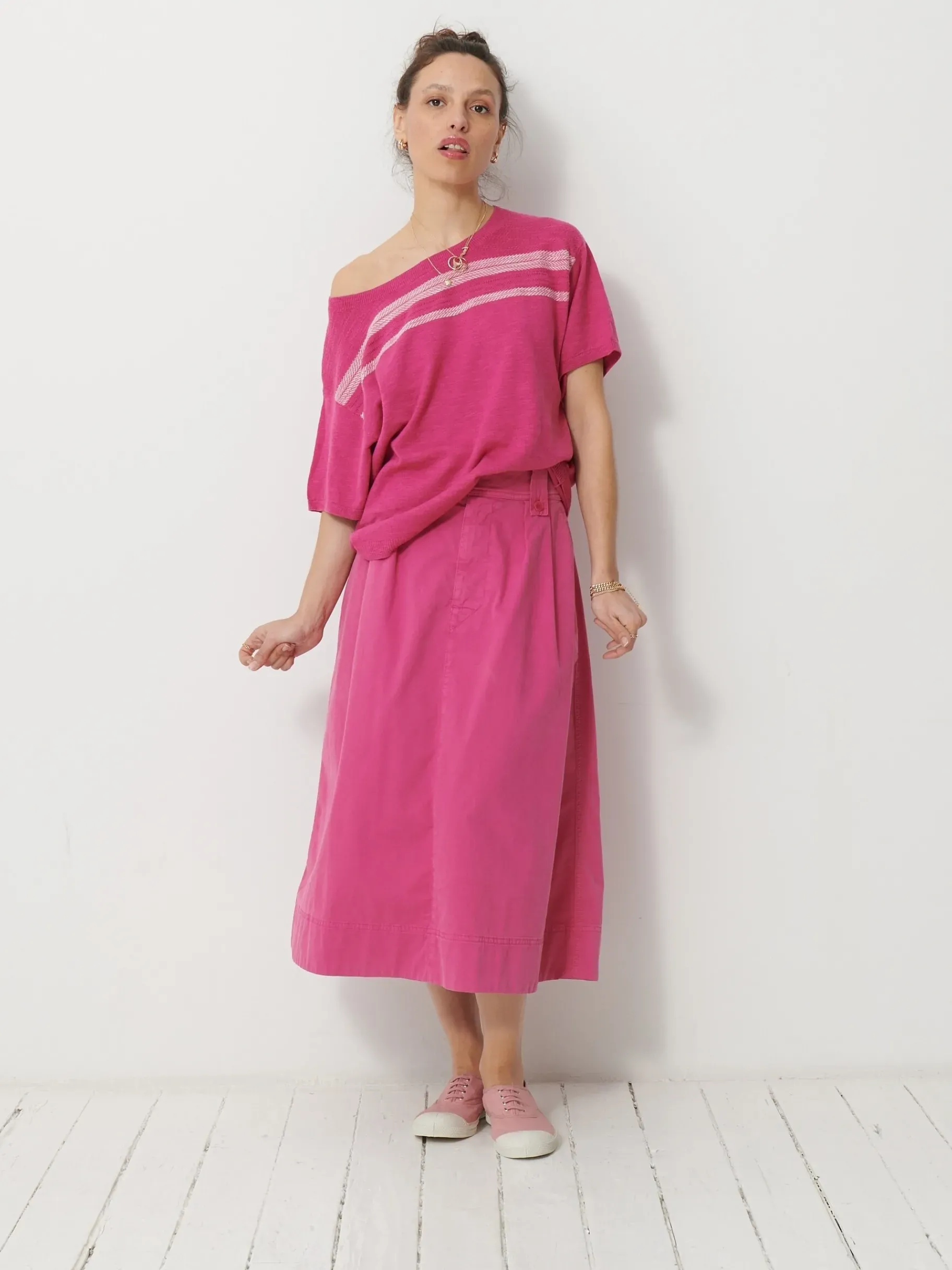 BENSIMON Pulls, Sweats & Gilets<T-shirt martin FUSHIA