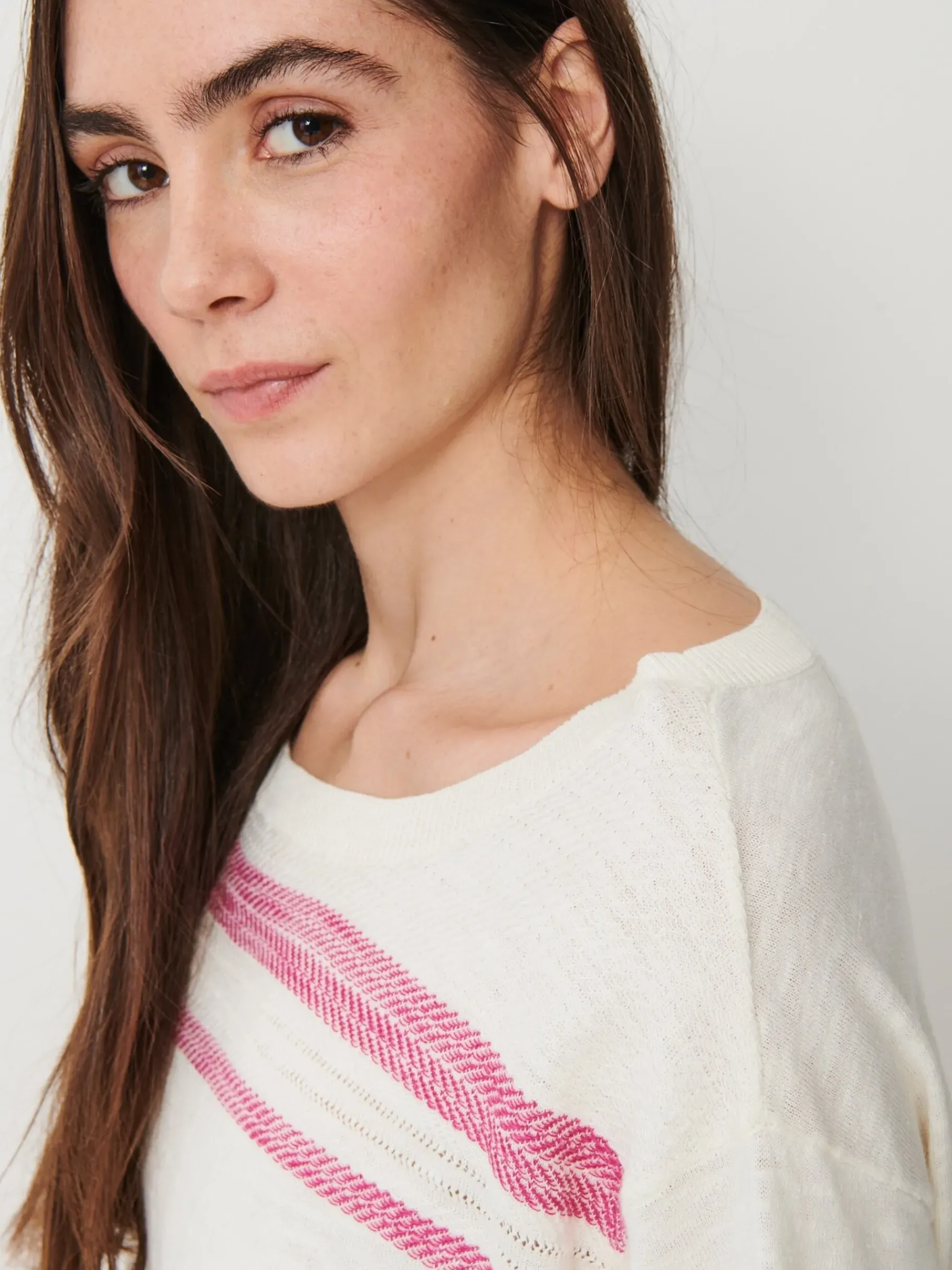 BENSIMON Pulls, Sweats & Gilets<T-shirt martin IVOIRE