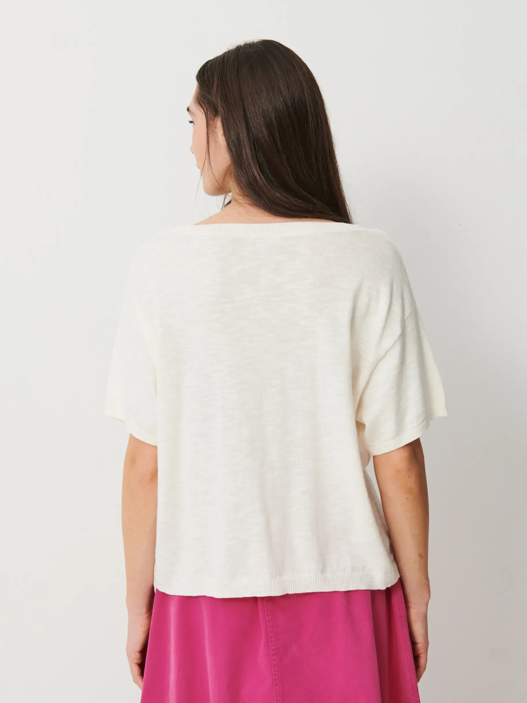 BENSIMON Pulls, Sweats & Gilets<T-shirt martin IVOIRE