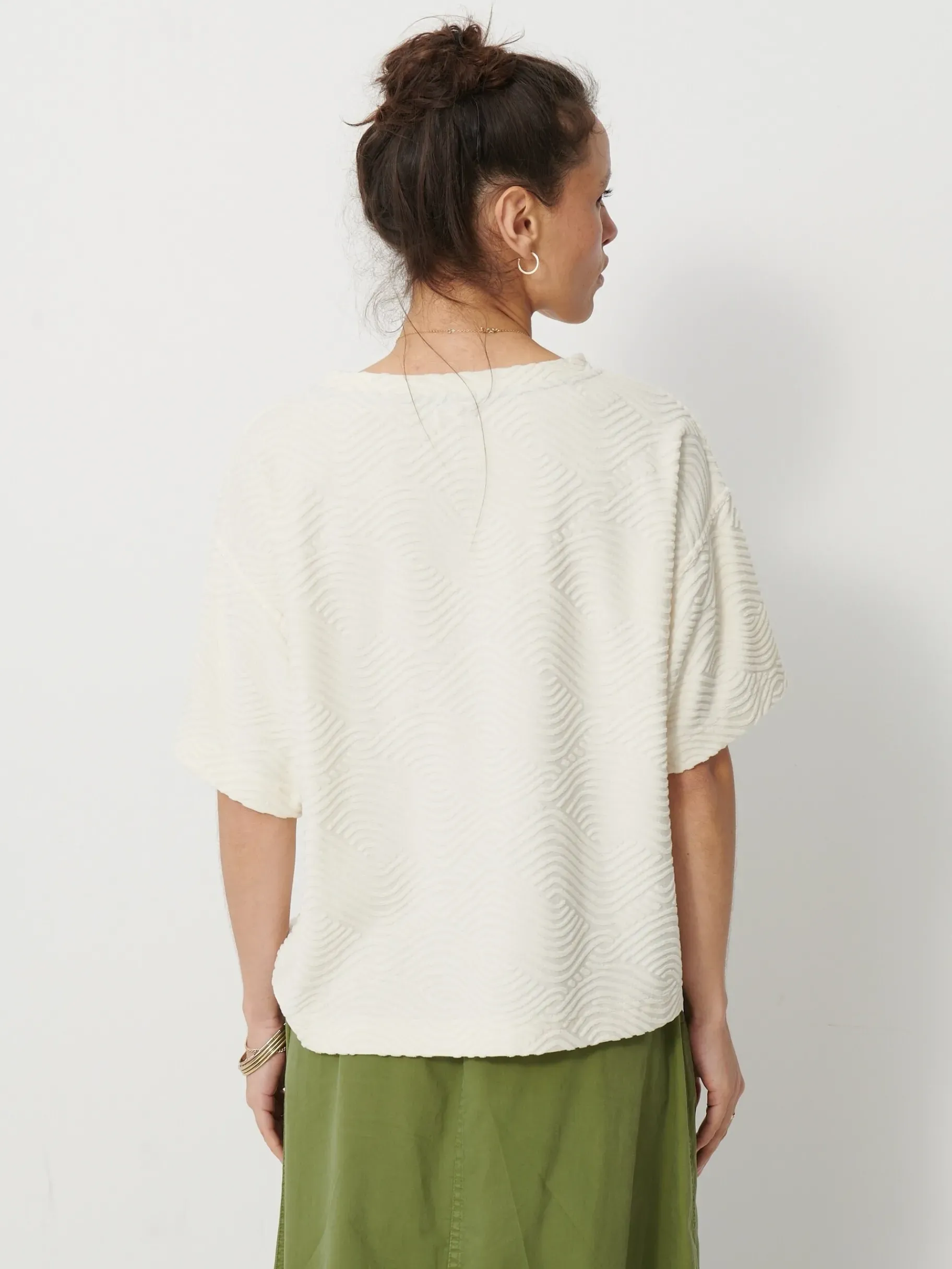 BENSIMON Pulls, Sweats & Gilets<T-shirt martin IVOIRE