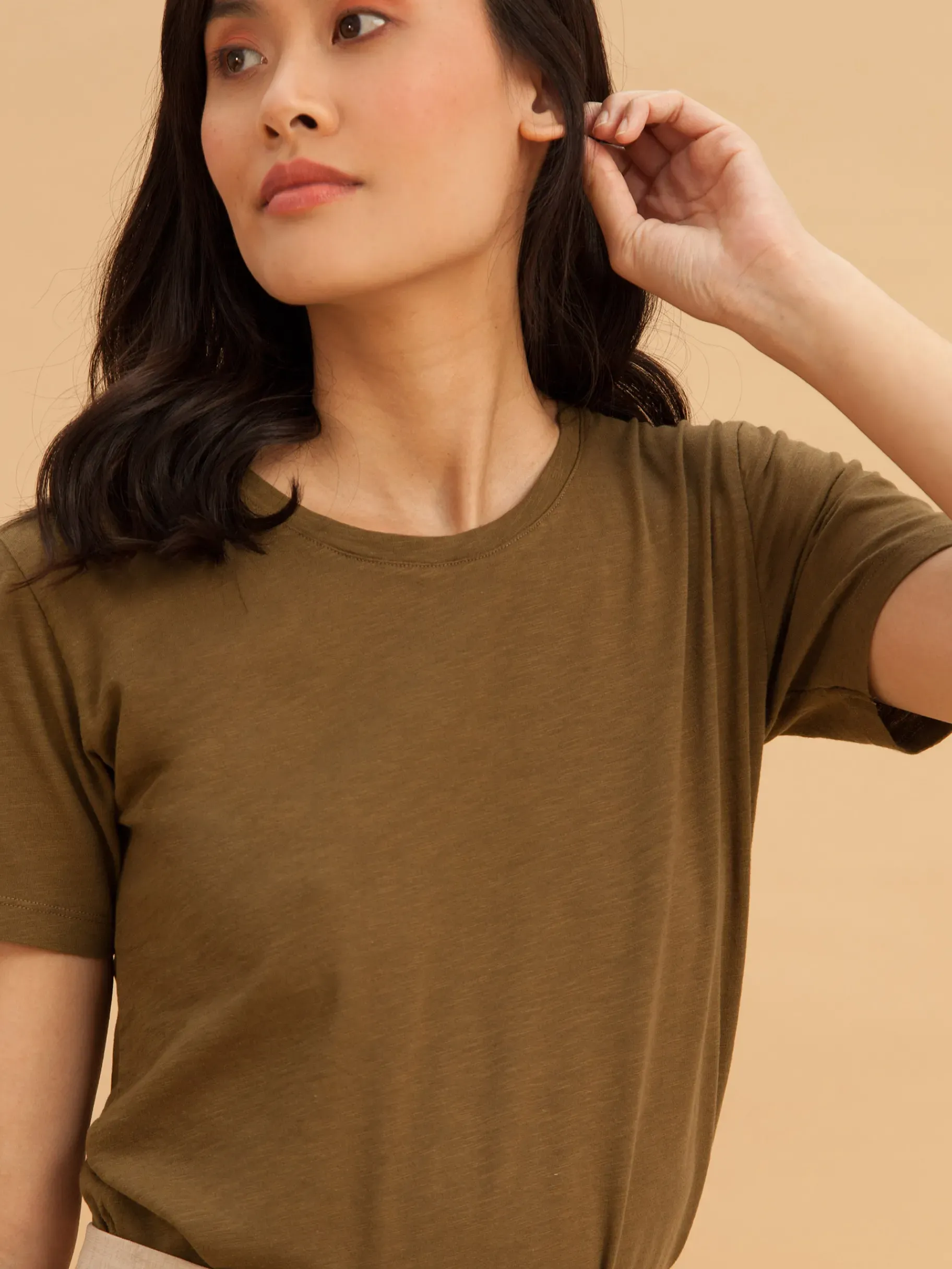BENSIMON Tops & Chemises<T-shirt pernille m/c KAKI