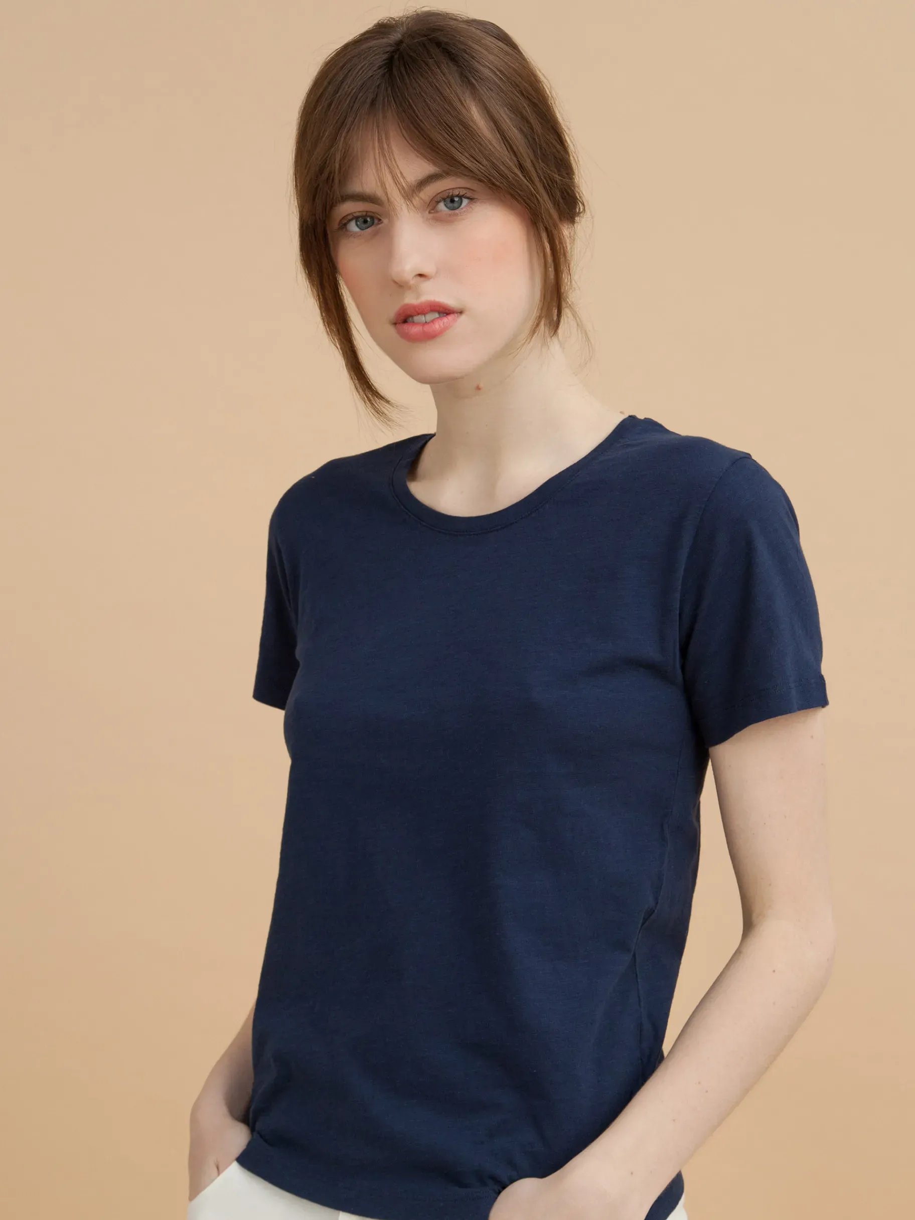 BENSIMON Tops & Chemises<T-shirt pernille m/c MARINE