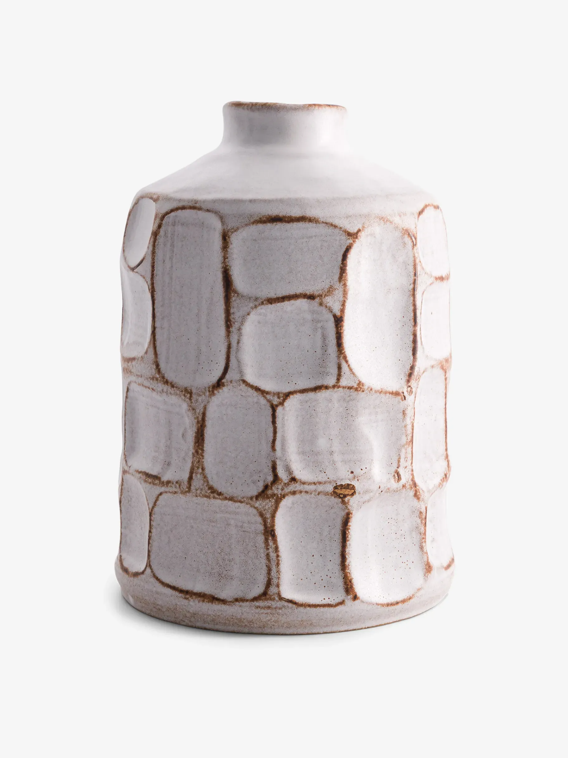 BENSIMON Vases<Vase rose en ceramique BEIGE