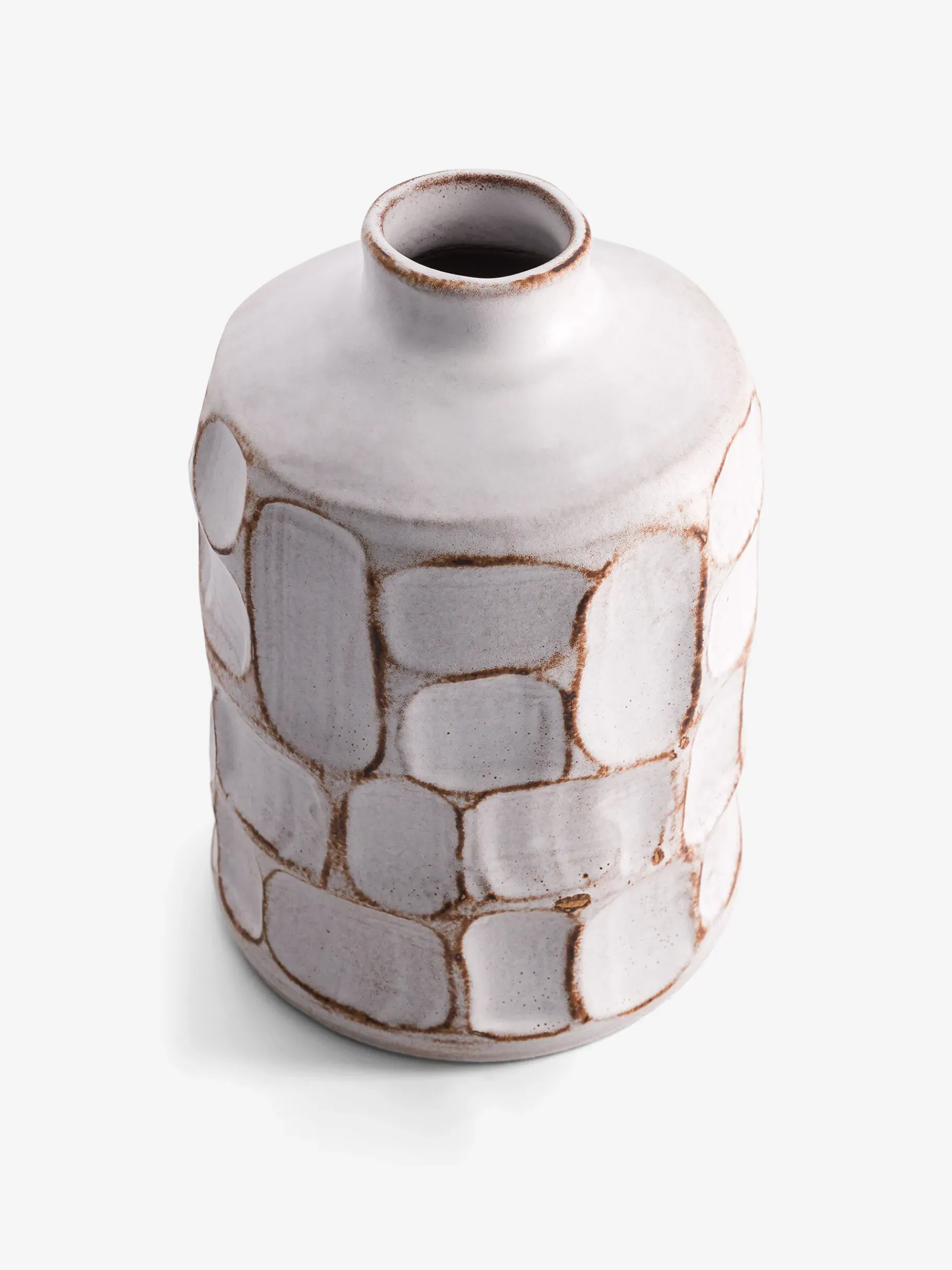 BENSIMON Vases<Vase rose en ceramique BEIGE