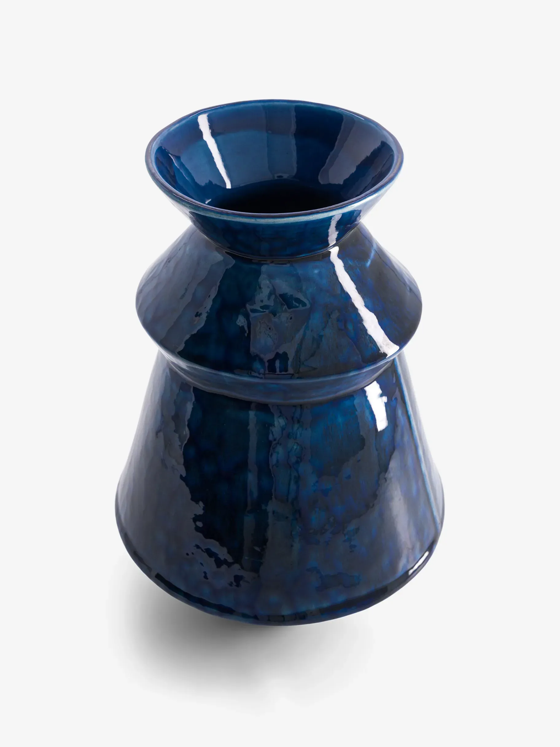 BENSIMON Vases<Vase moyen a effet 19x29.5 cm BLEU