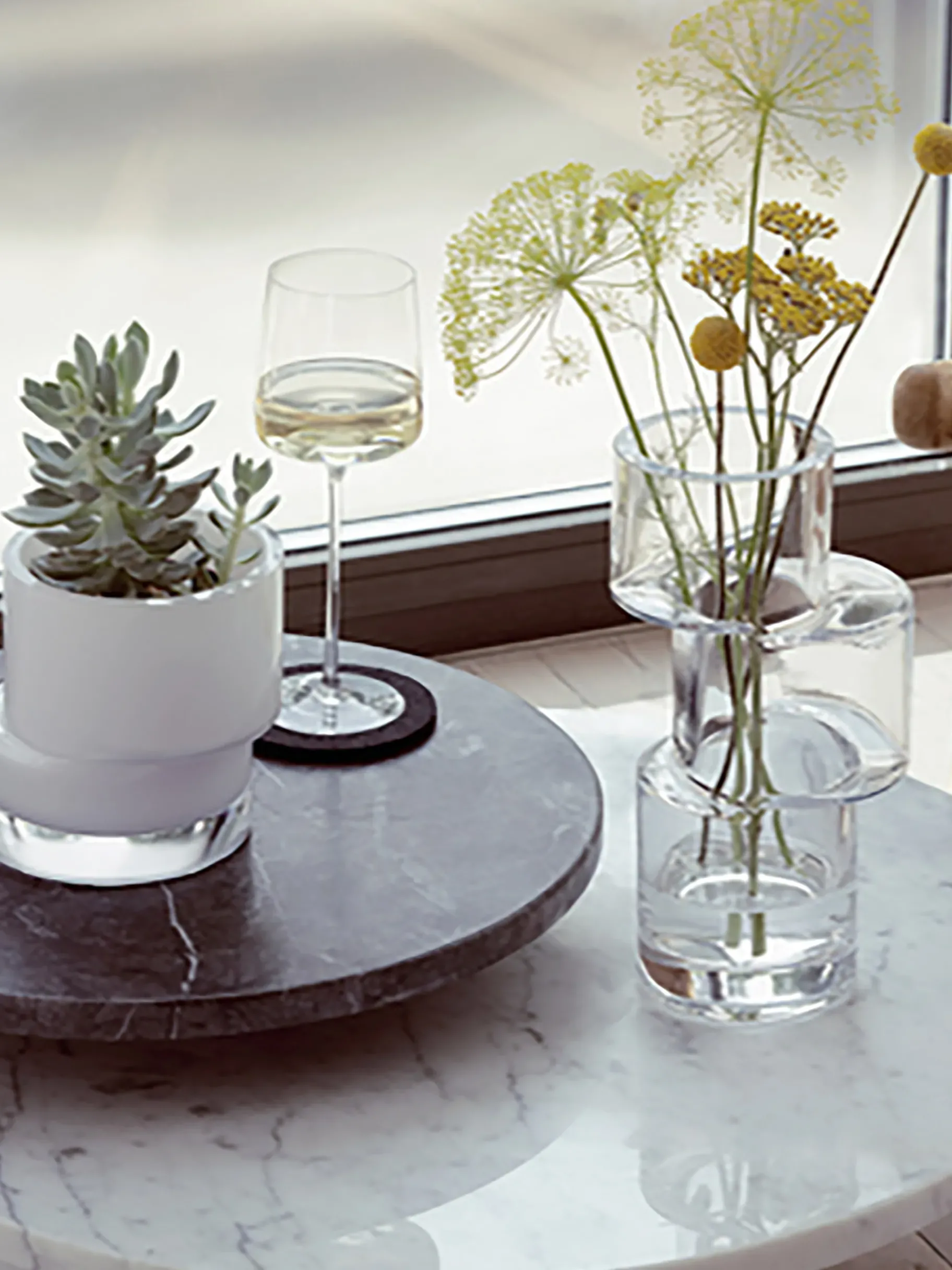 BENSIMON Vases<Vase 3 etages verre - lsa TRANSPARENT