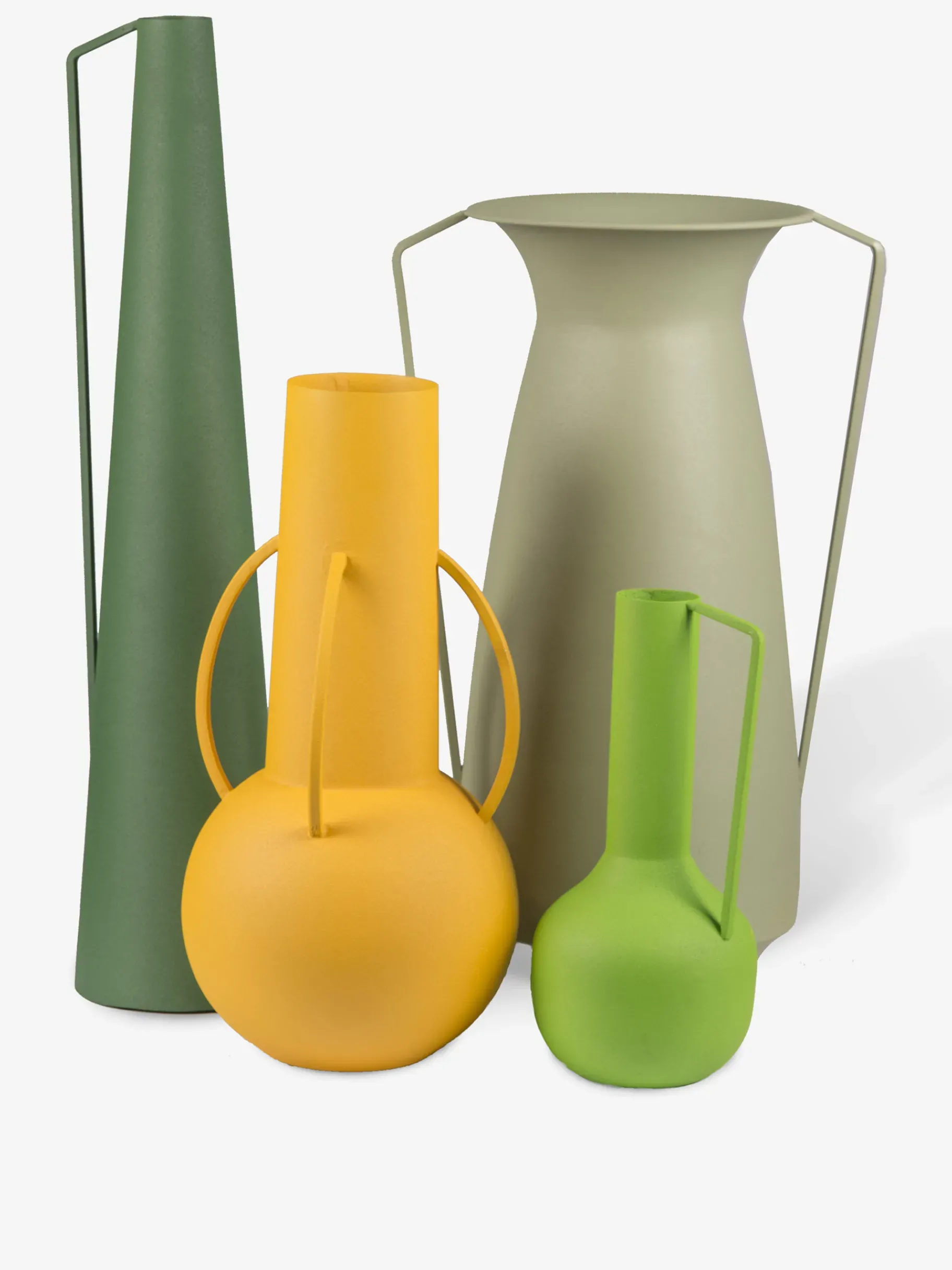 BENSIMON Vases<Vase handle l meta - polspot... OLIVE CLAIR