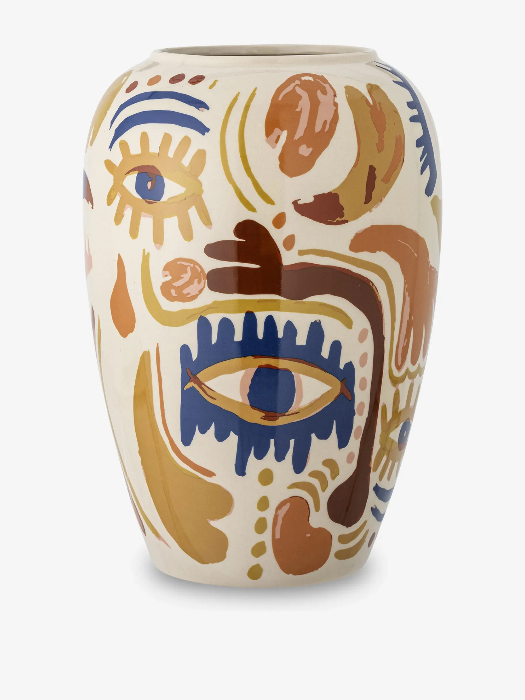 BENSIMON Vases<Vase horus gres - bloomingville BLEU