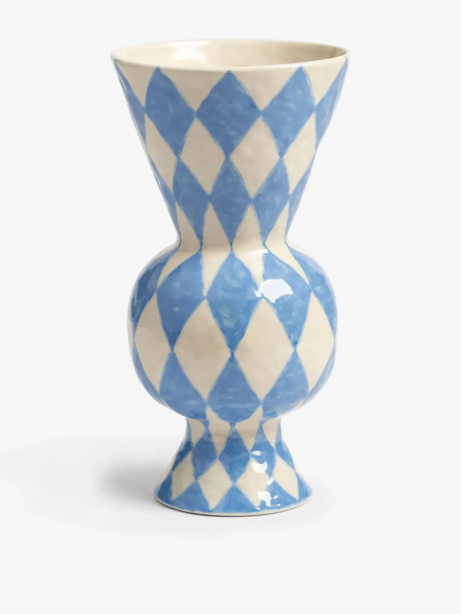 BENSIMON Vases<Vase rhombic - &klevering BLEU