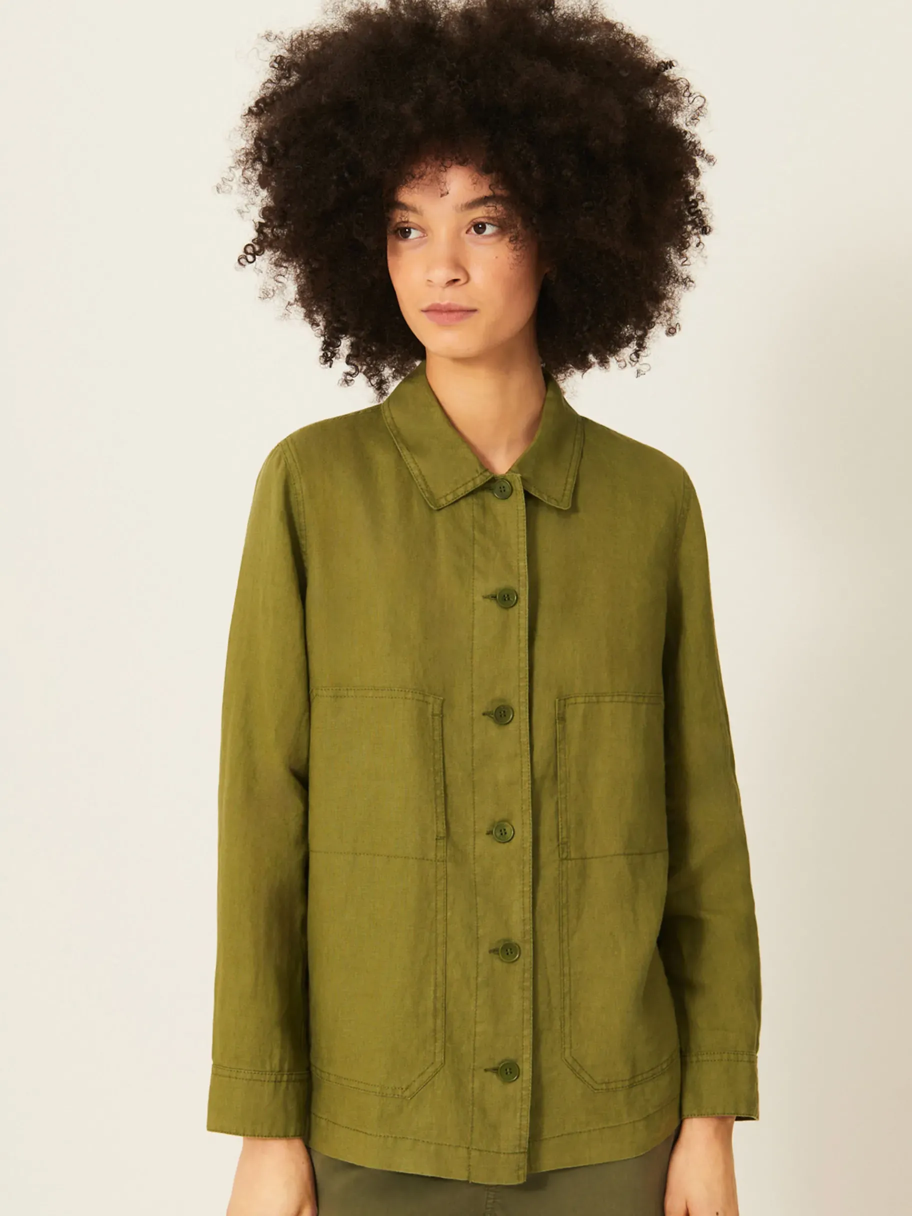 BENSIMON Manteaux & Vestes<Veste fabrine OLIVE