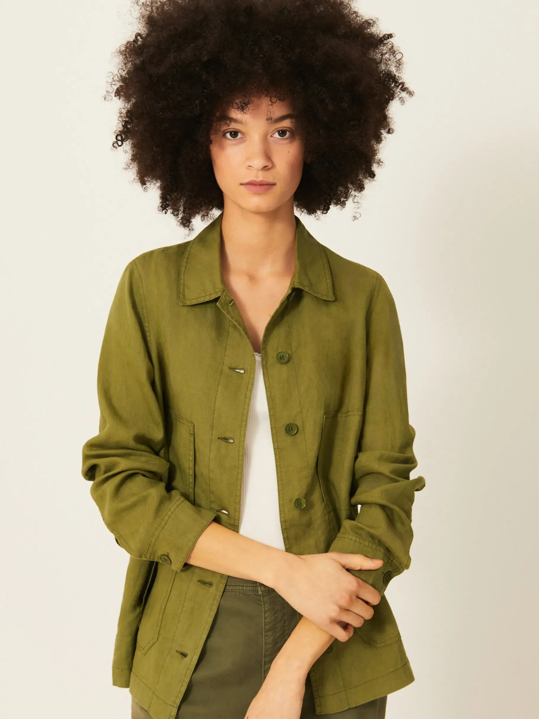 BENSIMON Manteaux & Vestes<Veste fabrine OLIVE