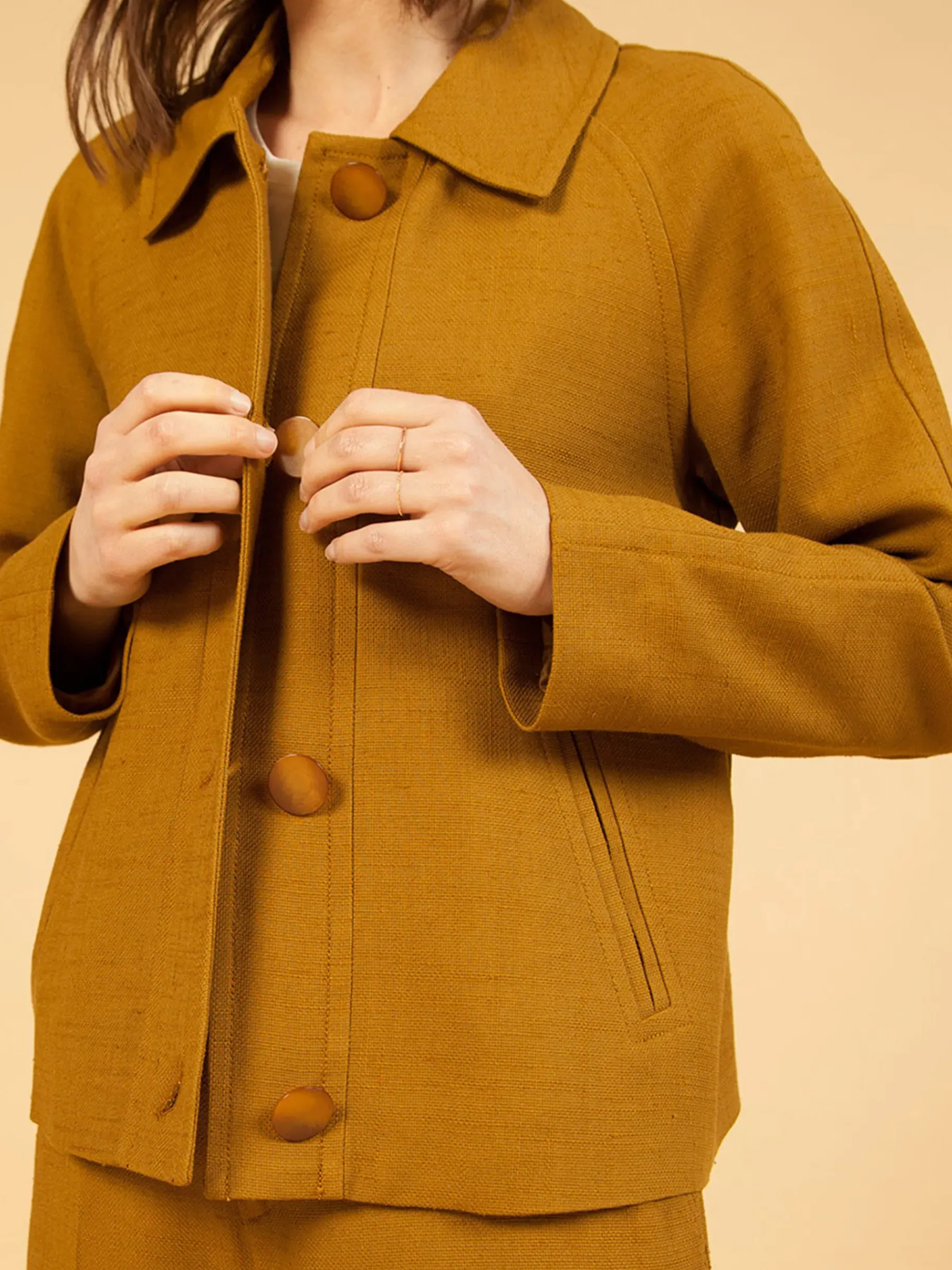 BENSIMON Manteaux & Vestes<Veste fact BEIGE ARMY