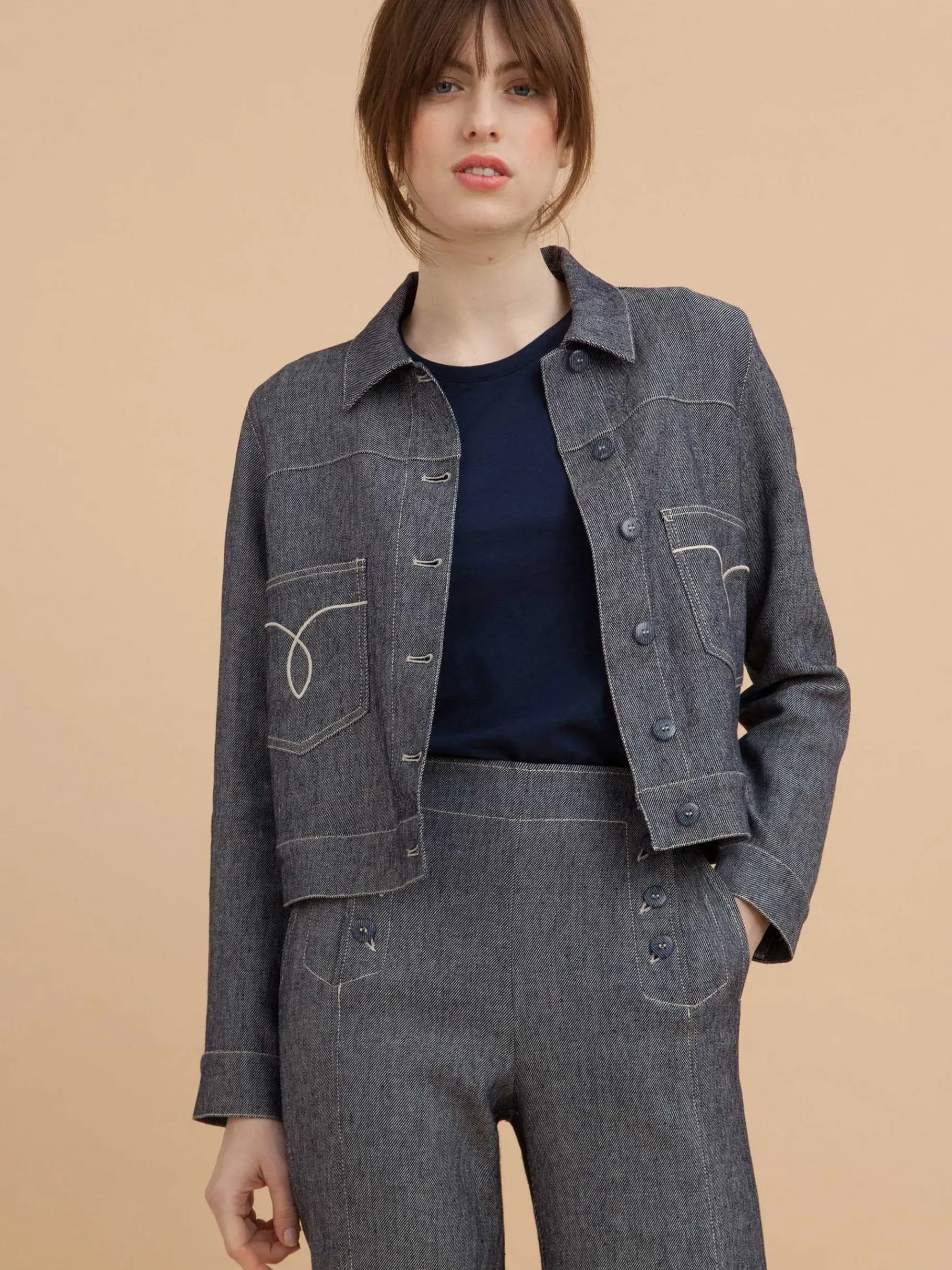 BENSIMON Manteaux & Vestes<Veste indaca DENIM